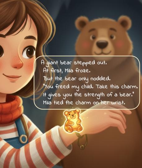 Mila and the Luminous Woods preview